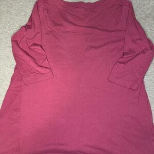 J. Jill Long Sleeve Magenta Top